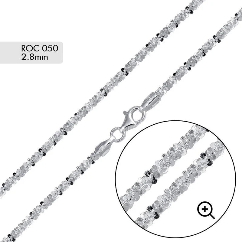 Roc 050 Sterling Silver Chain 2.8mm