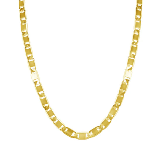 Gold Plated 925 Sterling Silver 6 Sided Diamond Cut Valentino 060 2.7mm Chain