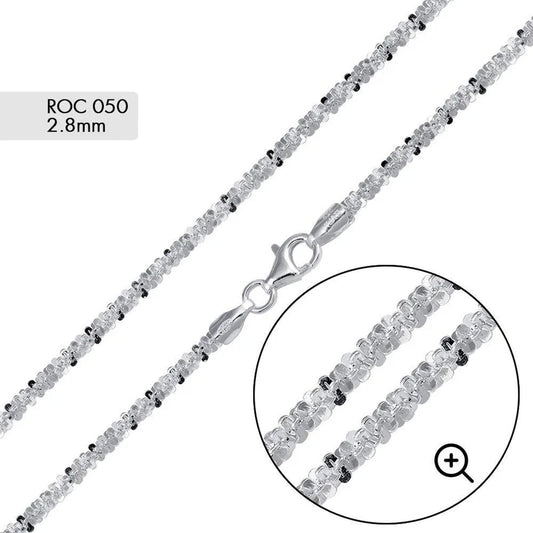 Roc 050 Sterling Silver Chain 2.8mm
