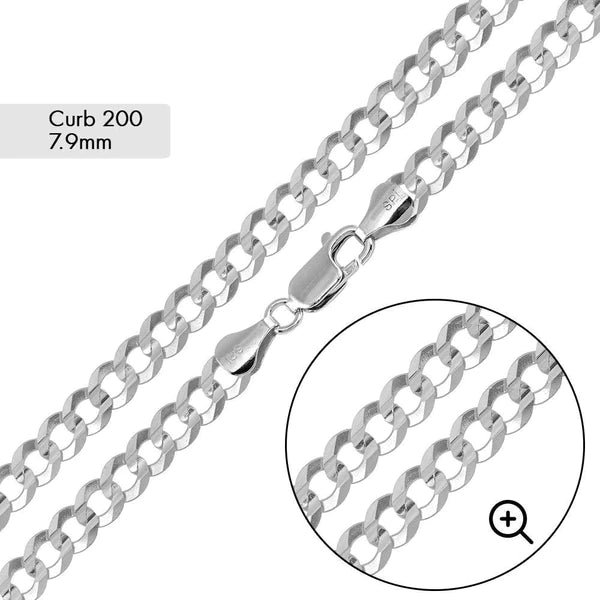 Curb 200 Bracelet 7.9mm