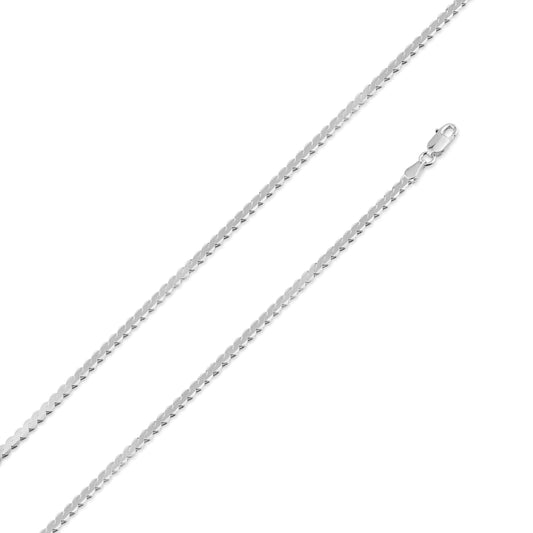 Silver 925 Basic Braid Chain 3.0mm