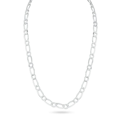 Sterling Silver 925 Super Flat Figaro 150 Chain 1+1 5.7mm