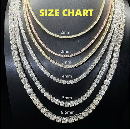 Moissanite Tennis Chain