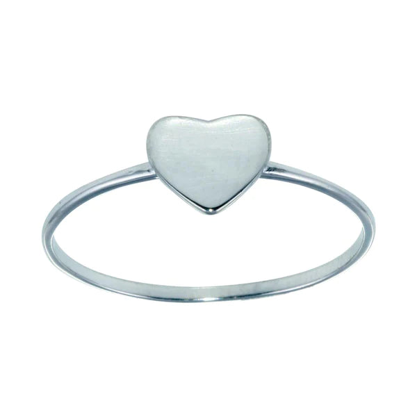 Sterling Silver 925 Heart Silver Ring
